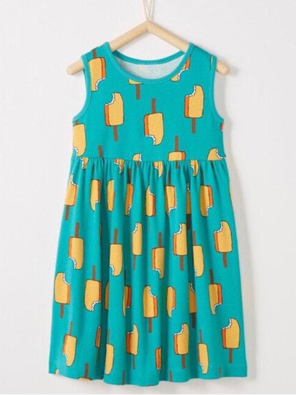 EUC Hanna Andersson Chasing Summer play dress, size 8